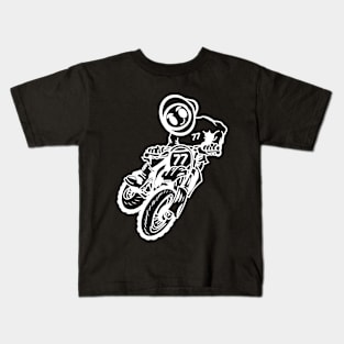 Downhill moto Kids T-Shirt